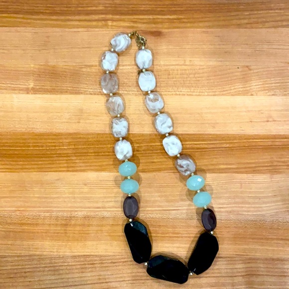 Jewelry - Black, Grey and Turquoise Necklace